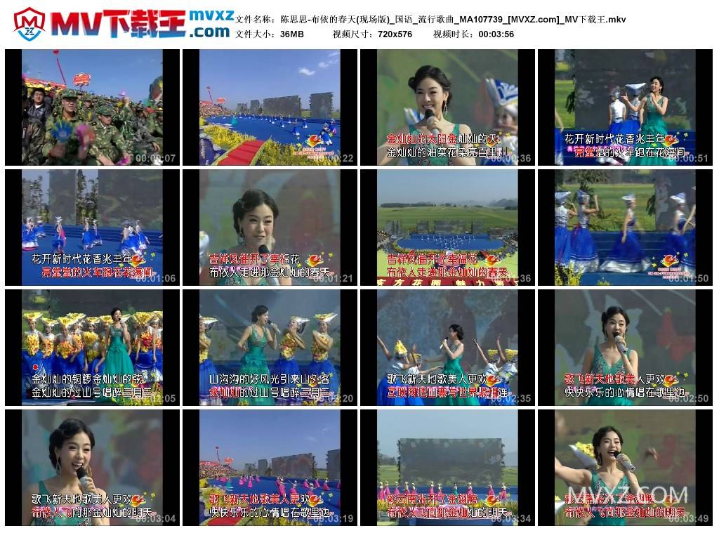陈思思-布依的春天(现场版)_国语_流行歌曲_MA107739
